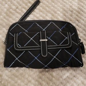 Black Vera Bradley wristlet
